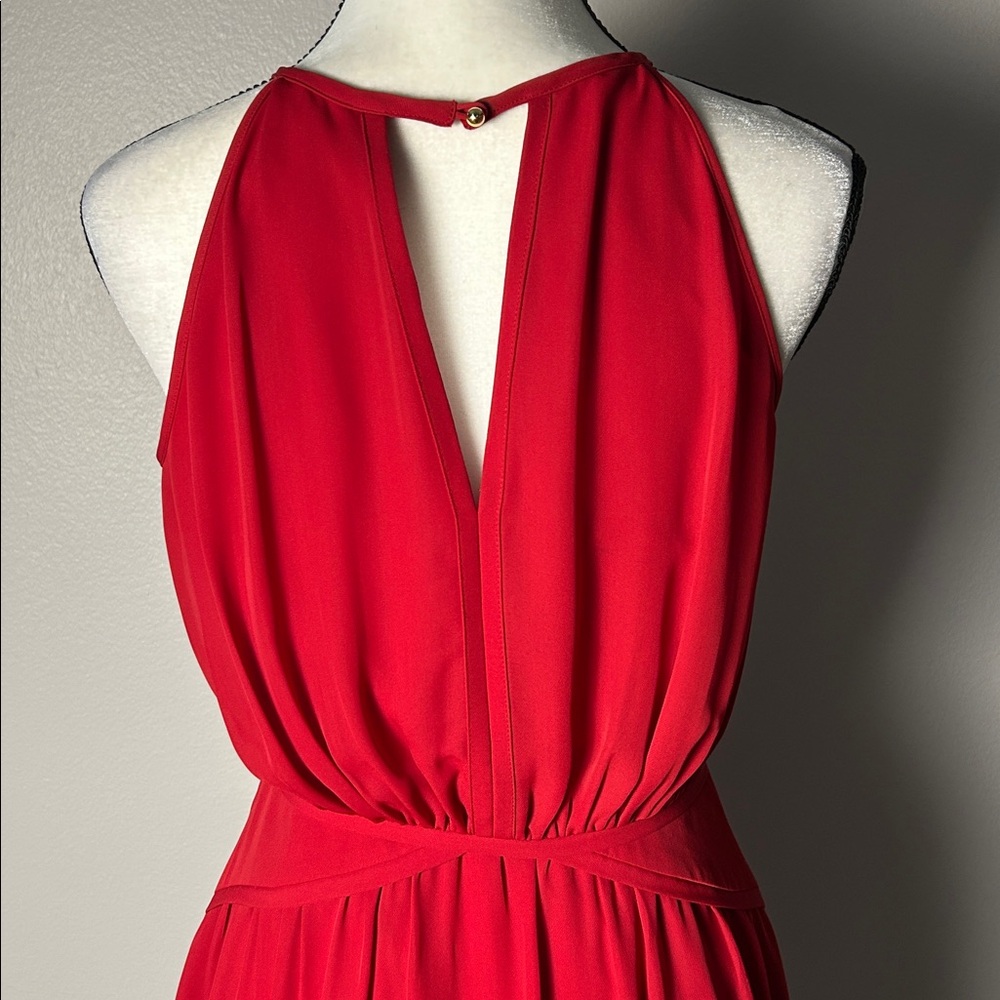 Banana Republic Red Sleeveless Dress (Size 2) - Picture 3 of 6